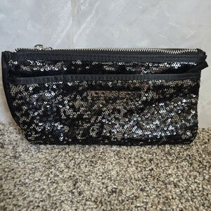 Victoria's Secret Black Sequin Clutch